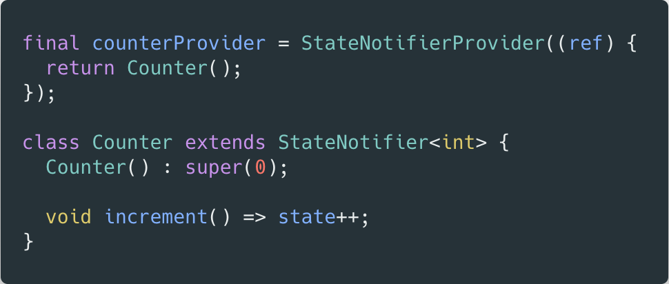 Create a provider